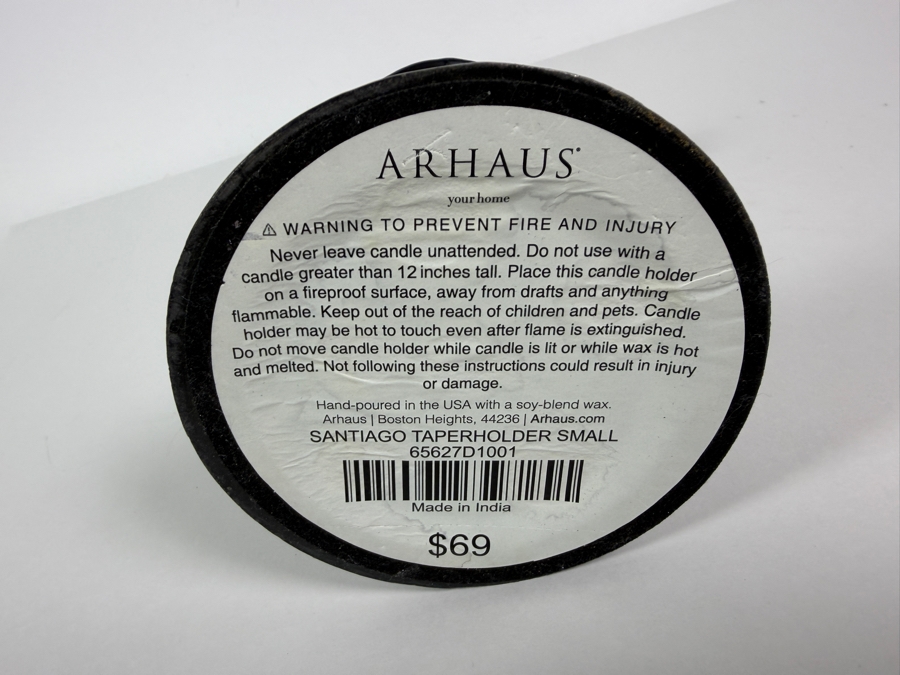 Just Added - Arhaus Santiago Metal Candle Holder 15'H Retails $69 [Photo 4]