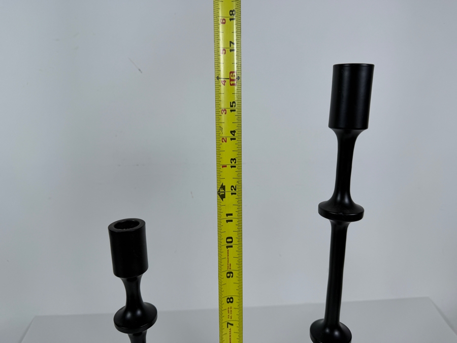 Just Added - Pair of CB2 Allis Candle Holders 11'H and 16.5'H [Photo 5]