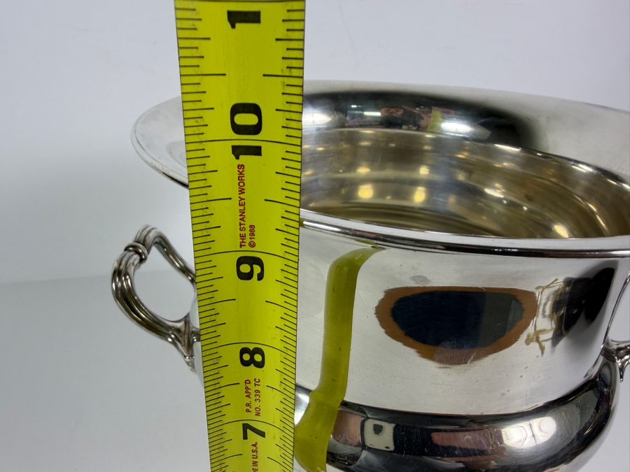 Just Added - John Seymour Silver Plated Champagne Bucket Wine Chiller 9.5'H [Photo 7]