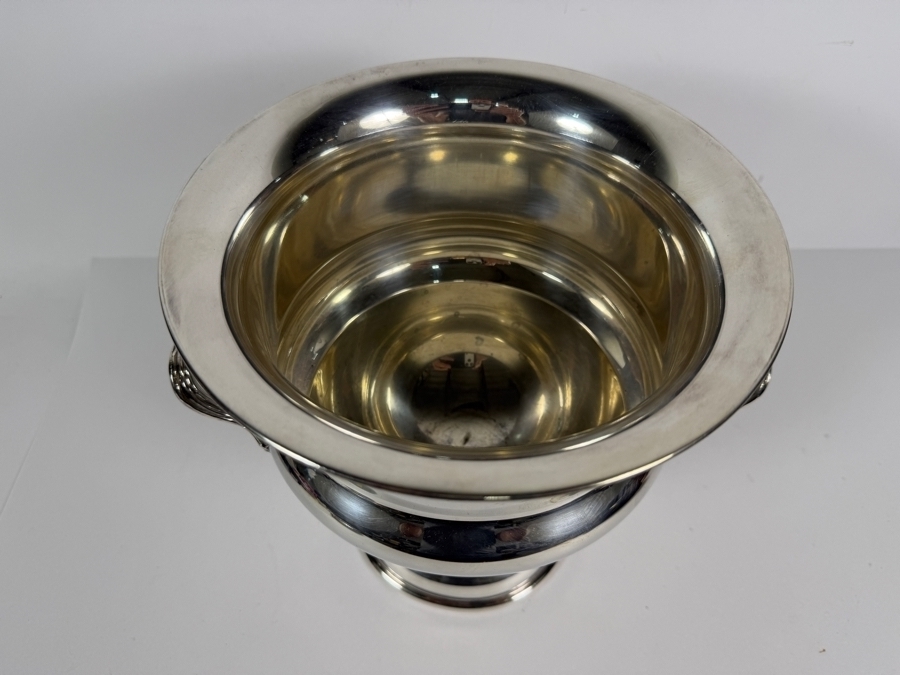 Just Added - John Seymour Silver Plated Champagne Bucket Wine Chiller 9.5'H [Photo 4]
