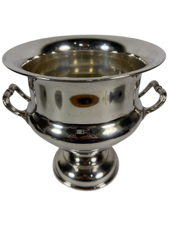 Just Added - John Seymour Silver Plated Champagne Bucket Wine Chiller 9.5'H