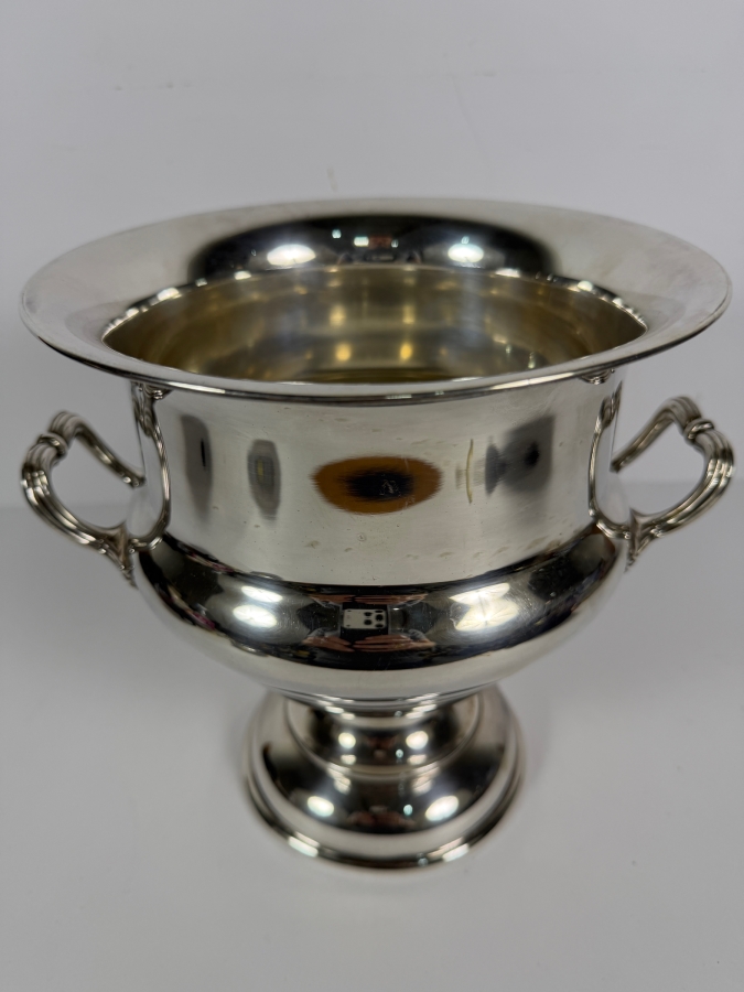 Just Added - John Seymour Silver Plated Champagne Bucket Wine Chiller 9.5'H [Photo 2]