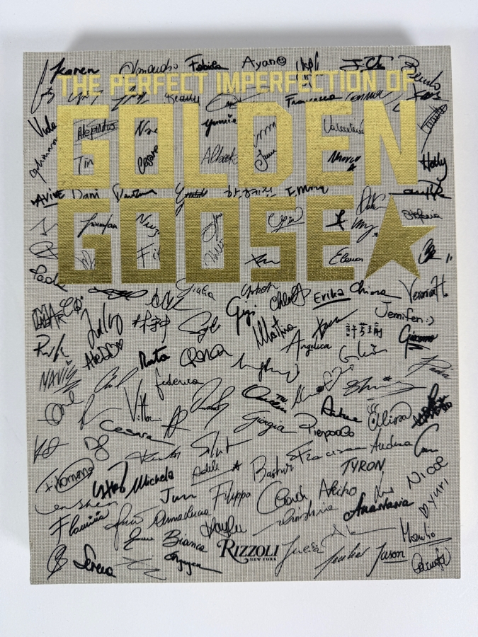 Just Added - Hardcover Book The Perfect Imperfection of Golden Goose a Luxury Fashion Monograph Published by Rizzoli International Publications Retails $85 [Photo 2]