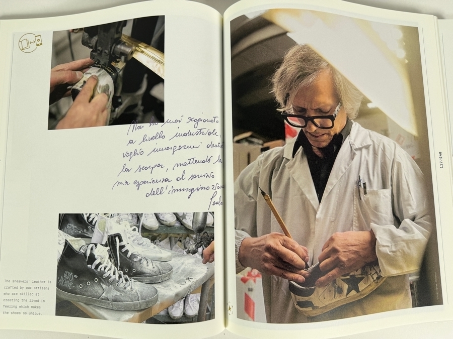 Just Added - Hardcover Book The Perfect Imperfection of Golden Goose a Luxury Fashion Monograph Published by Rizzoli International Publications Retails $85 [Photo 5]