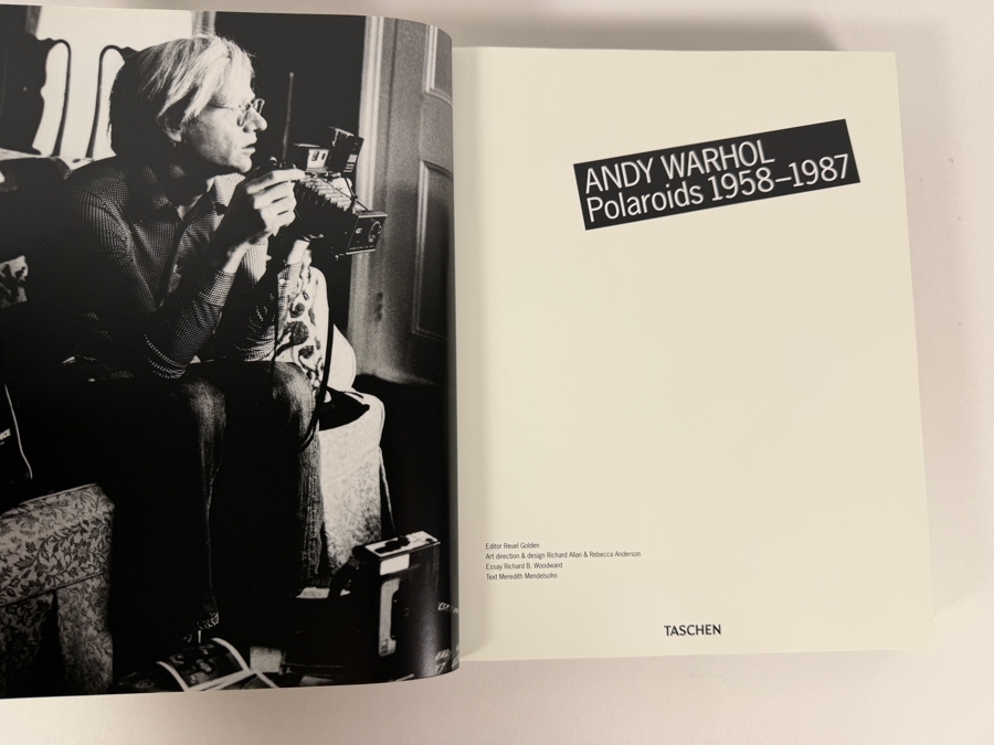 Just Added - Hardcover Book Andy Warhol Polaroids 1958–1987 Published by Taschen Retails $60 [Photo 3]