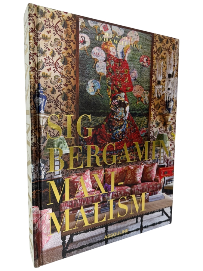 Just Added - Hardcover Book Maximalism by the Acclaimed Brazilian Architect and Designer Sig Bergamin Published by Assouline Retails $120