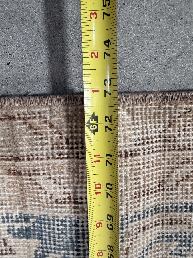 Handmade Wool Kilim Rug Made in Turkey by Revival Rugs 73' X 115' [Photo 5]