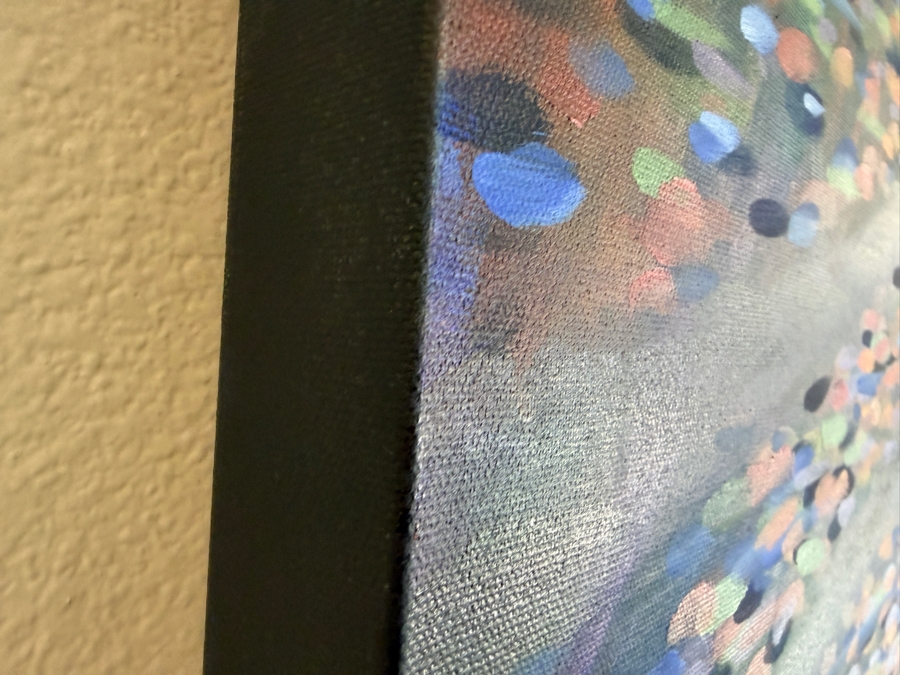 Just Added - Gerrit Greve (1948-2024, Cardiff by the Sea, CA) Original Acrylic Diptych Painting On Canvas Titled 'Unfinished Symphony' 2000 Signed Verso 96 X 60 Estimate $5,800 - $7,200 [Photo 6]