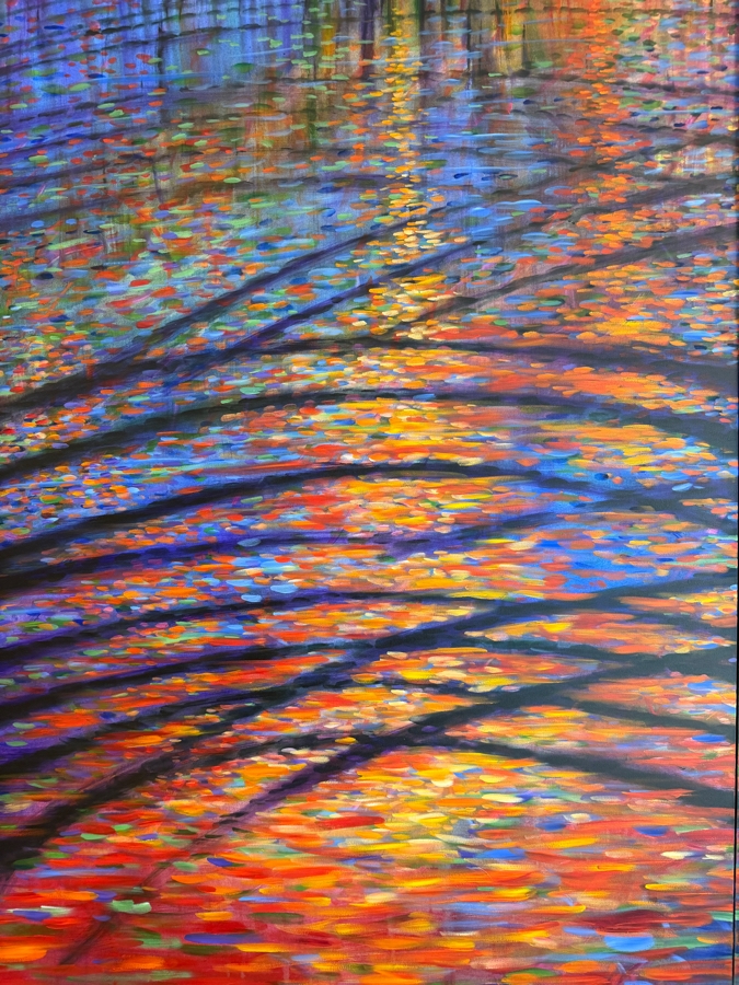 Just Added - Gerrit Greve (1948-2024, Cardiff by the Sea, CA) Original Acrylic Diptych Painting On Canvas Titled 'Unfinished Symphony' 2000 Signed Verso 96 X 60 Estimate $5,800 - $7,200 [Photo 3]