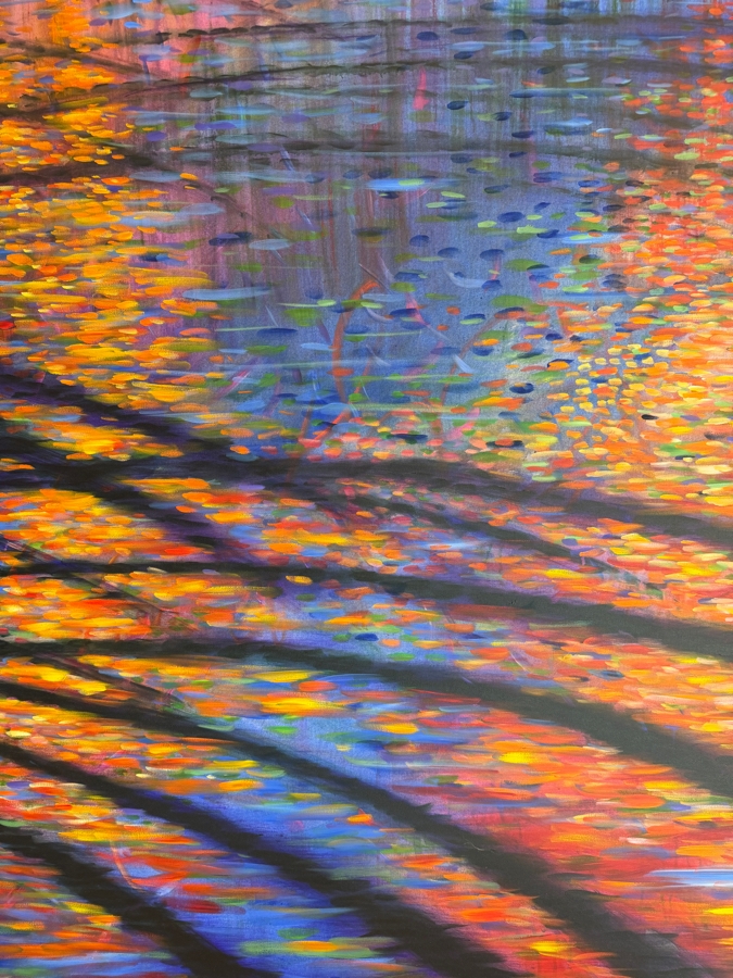 Just Added - Gerrit Greve (1948-2024, Cardiff by the Sea, CA) Original Acrylic Diptych Painting On Canvas Titled 'Unfinished Symphony' 2000 Signed Verso 96 X 60 Estimate $5,800 - $7,200 [Photo 4]
