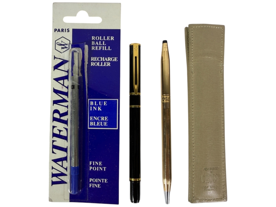 Just Added - Waterman Ballpoint Pen and Cross Gold-Filled Mechanical Pencil