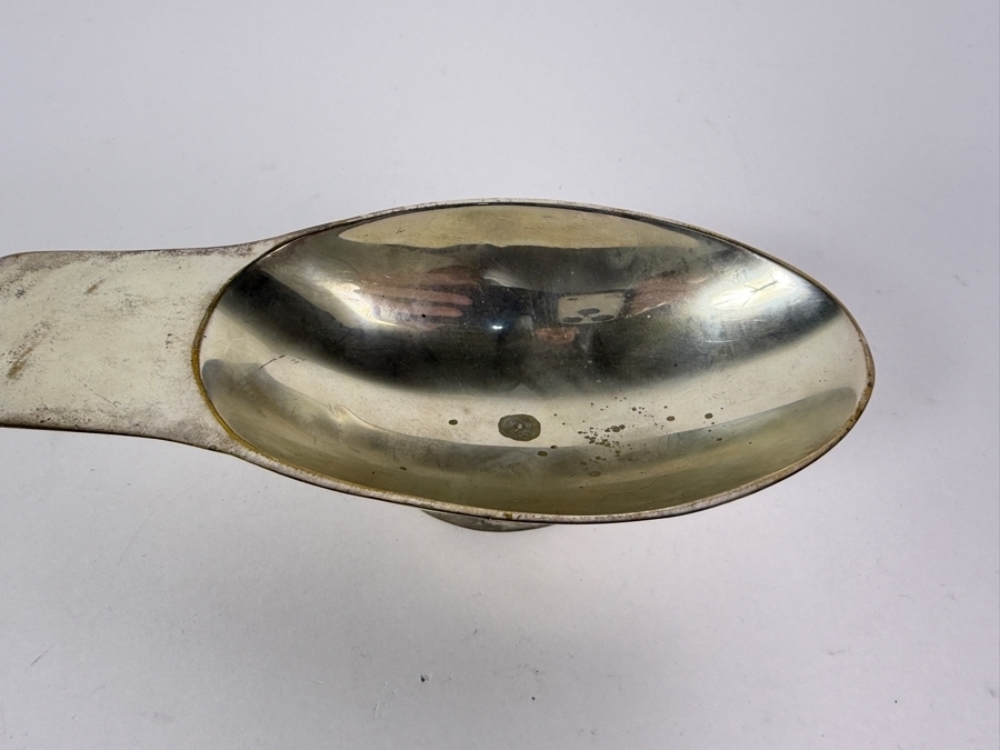 Just Added - Vintage Christofle Gallia Silver-Plate 'Swan' Gravy Boat and Spoon Designed by Christian Fjerdingstad Around 1935 [Photo 10]