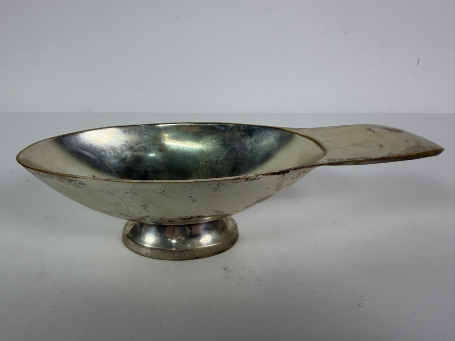 Just Added - Vintage Christofle Gallia Silver-Plate 'Swan' Gravy Boat and Spoon Designed by Christian Fjerdingstad Around 1935 [Photo 6]