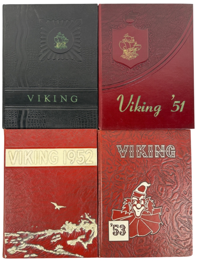 Just Added - (4) La Jolla High School Yearbooks from 1950-1953
