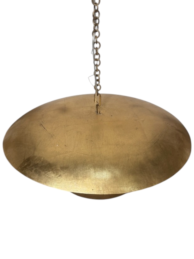 Just Added - Arteriors Florko Three Tier Gold Leaf Iron Chandelier 29'W X 15'H Plus Cord [Photo 3]