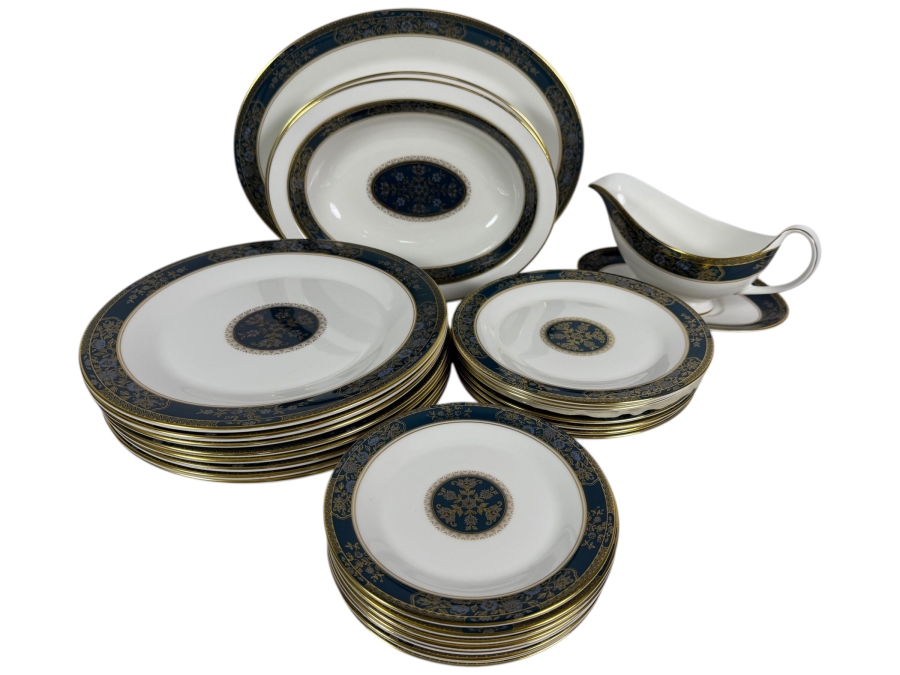 Just Added - Royal Doulton English Fine Bone China Set Carlyle Pattern H 5018