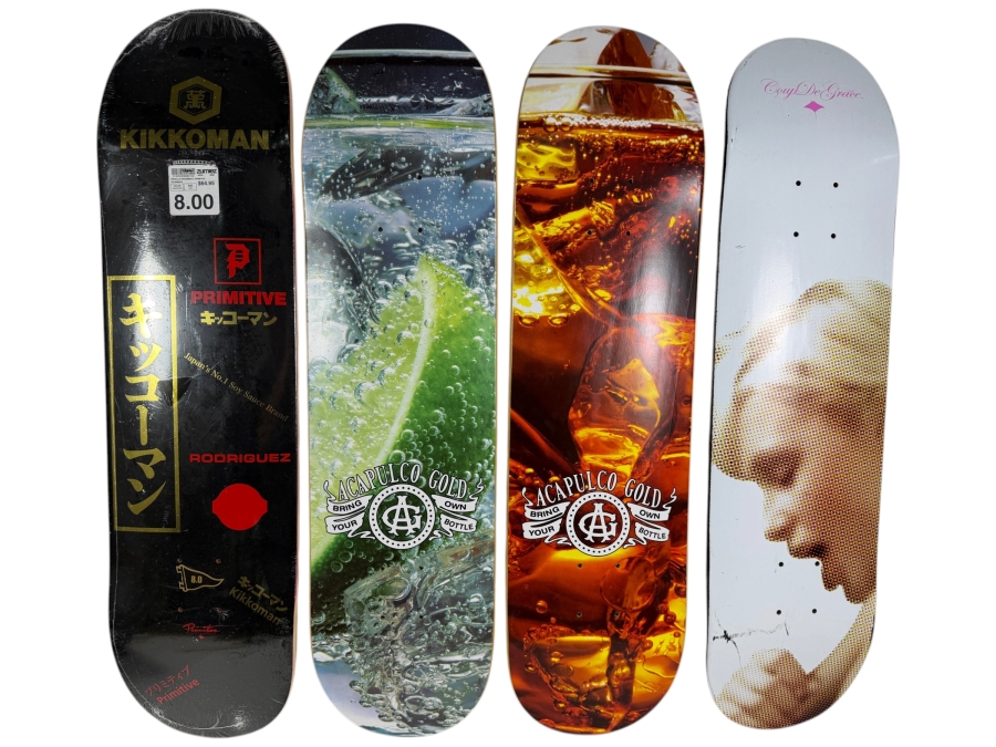 Just Added - (4) New Skateboard Decks