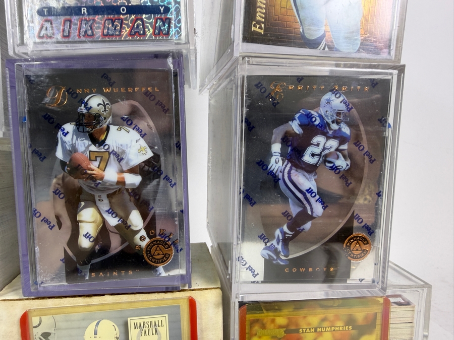 Just Added - Collection of Near Mint NFL Football Trading Cards Including Rookie Cards - See Photos for Small Sampling [Photo 13]