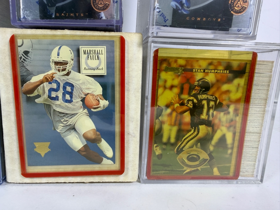 Just Added - Collection of Near Mint NFL Football Trading Cards Including Rookie Cards - See Photos for Small Sampling [Photo 12]