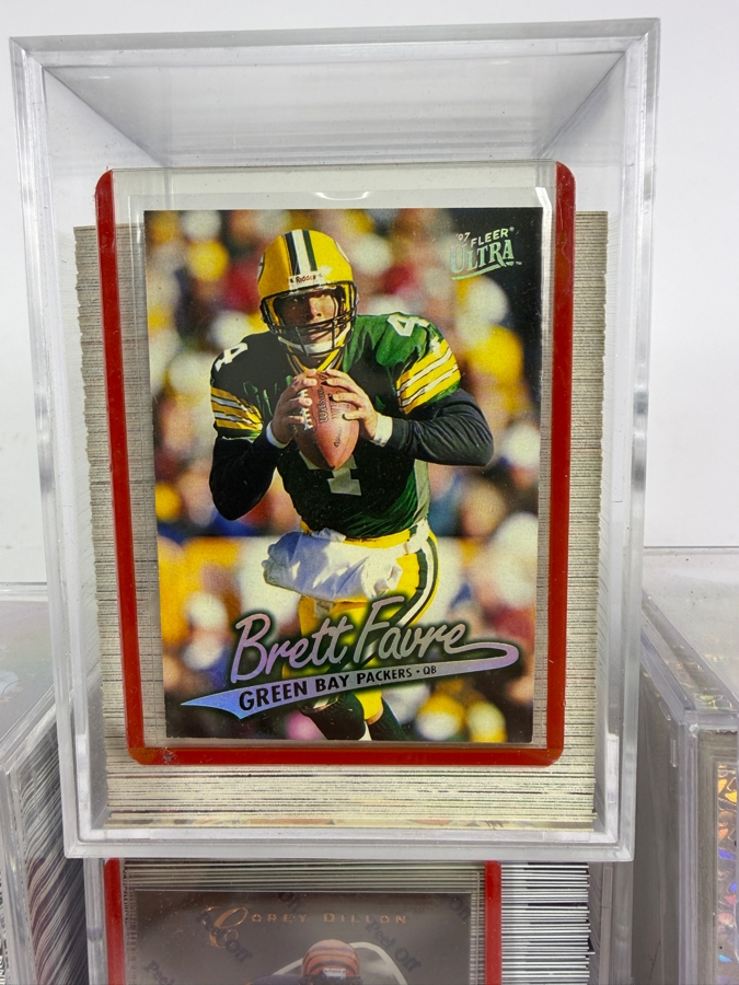 Just Added - Collection of Near Mint NFL Football Trading Cards Including Rookie Cards - See Photos for Small Sampling [Photo 7]