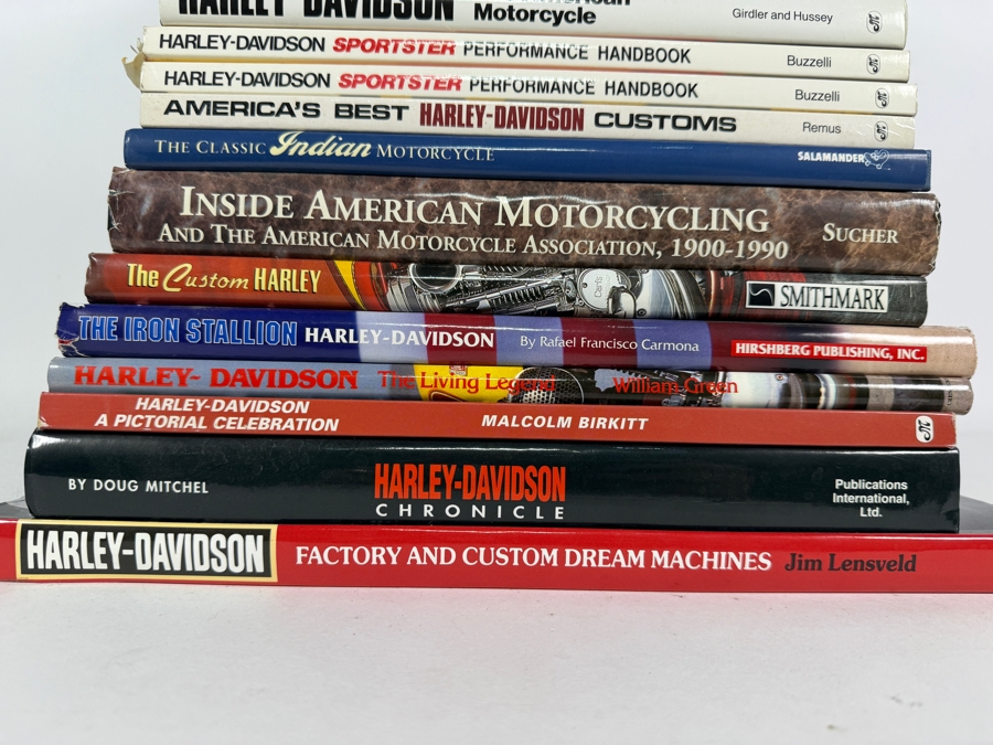 Just Added - Collection of Motorcycle Books: Triumph, Indian and Harley-Davidson [Photo 2]