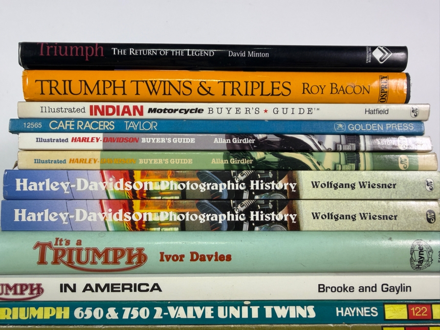 Just Added - Collection of Motorcycle Books: Triumph, Indian and Harley-Davidson [Photo 5]