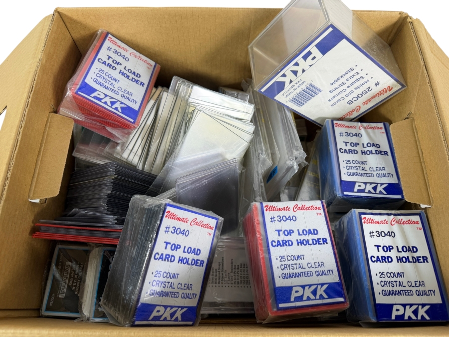 New Trading Card Holders and Plastic Boxes for Storing Cards