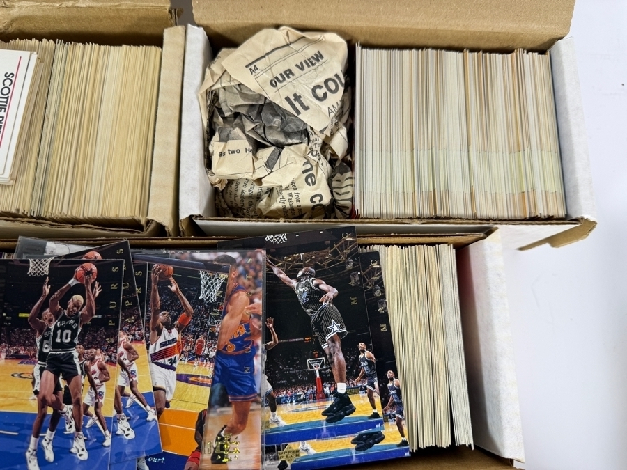 Collection of Vintage NBA Basketball Trading Cards Including NBA Rookie Cards - See Photos for Small Sampling [Photo 11]