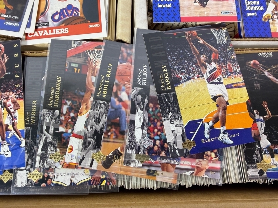 Collection of Vintage NBA Basketball Trading Cards Including NBA Rookie Cards - See Photos for Small Sampling [Photo 6]