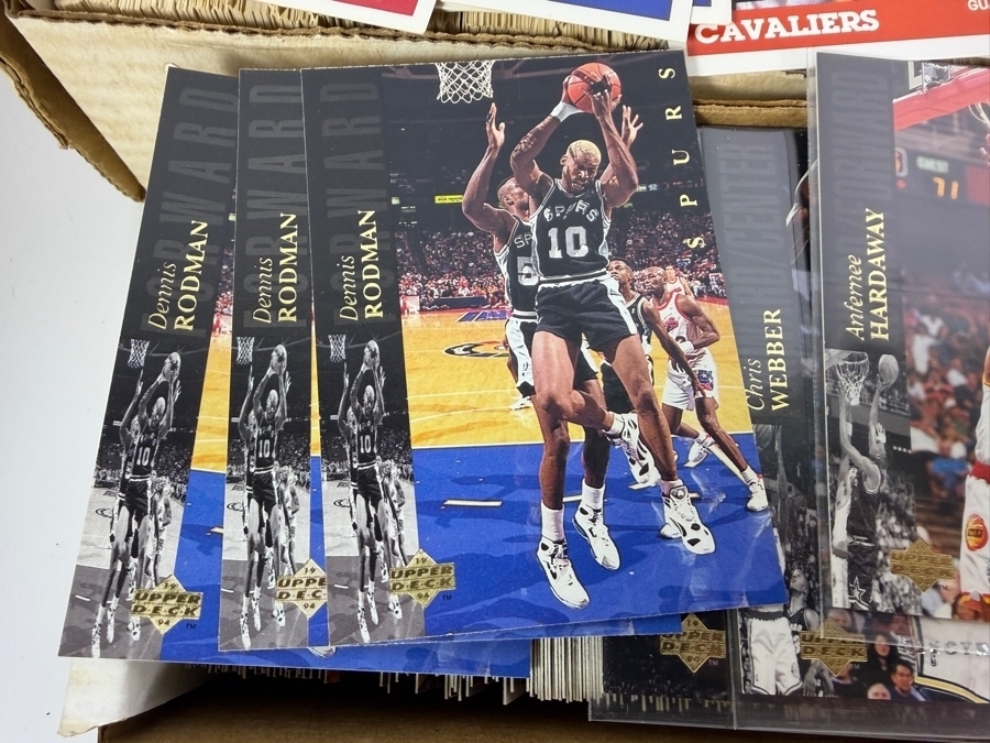 Collection of Vintage NBA Basketball Trading Cards Including NBA Rookie Cards - See Photos for Small Sampling [Photo 7]