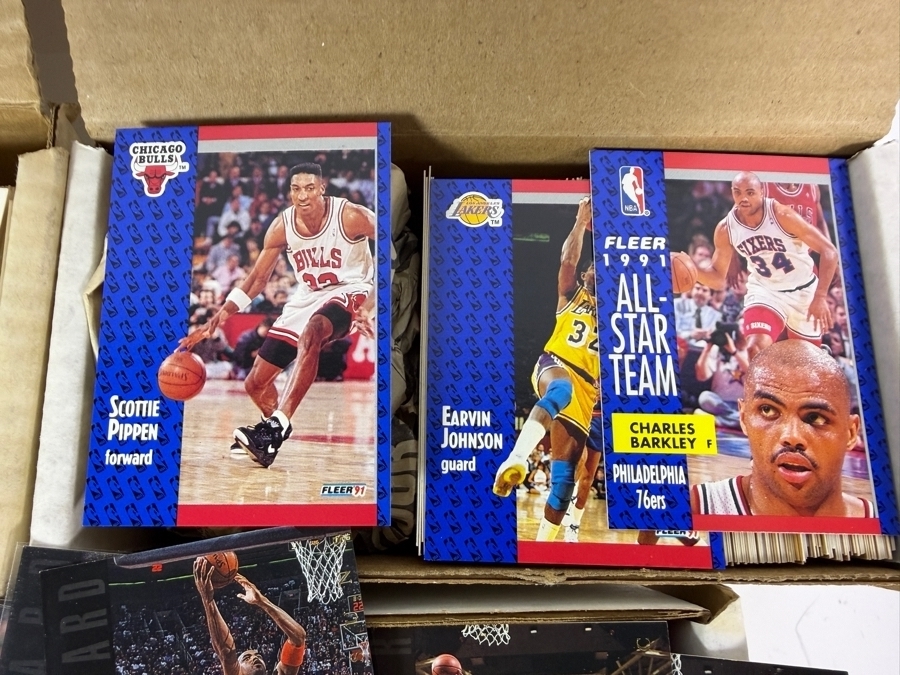 Collection of Vintage NBA Basketball Trading Cards Including NBA Rookie Cards - See Photos for Small Sampling [Photo 4]