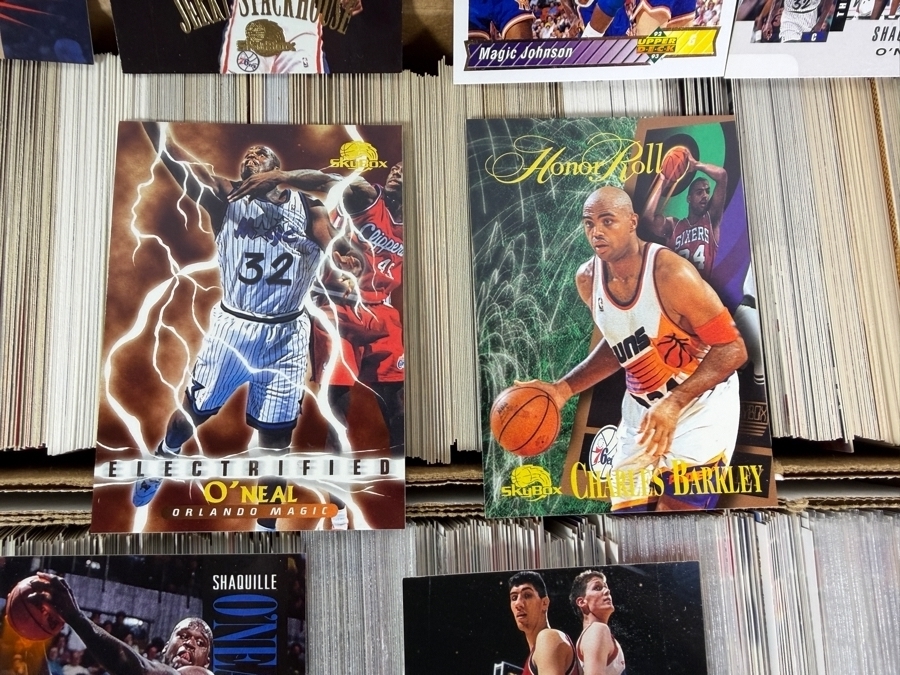 Collection of Vintage NBA Basketball Trading Cards Including NBA Rookie Cards - See Photos for Small Sampling [Photo 6]