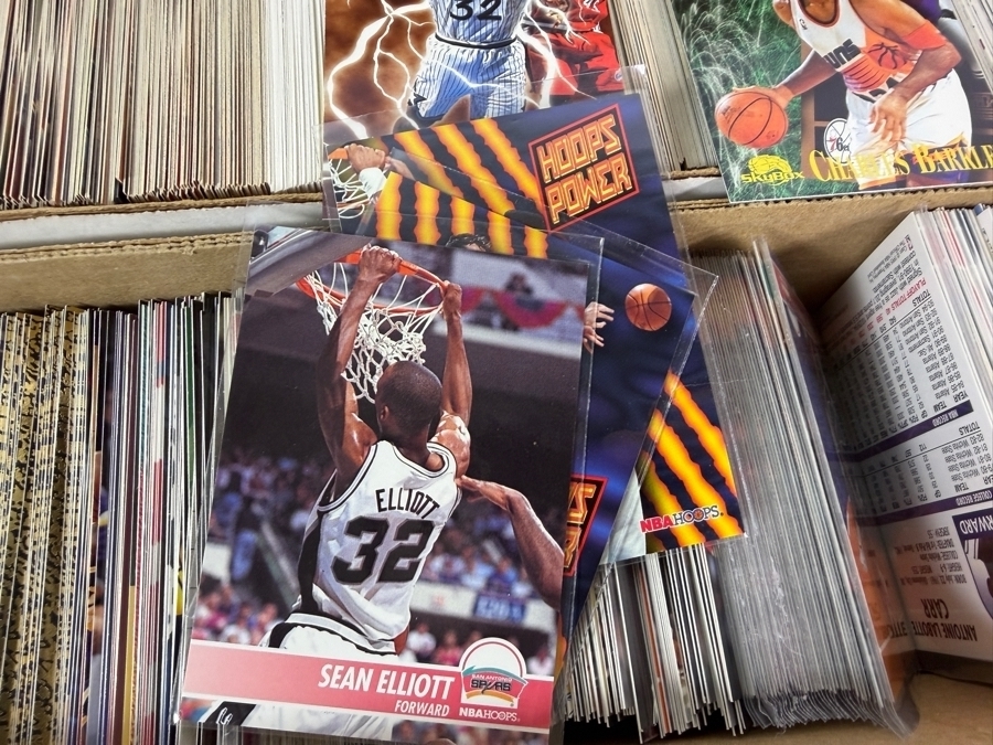 Collection of Vintage NBA Basketball Trading Cards Including NBA Rookie Cards - See Photos for Small Sampling [Photo 13]