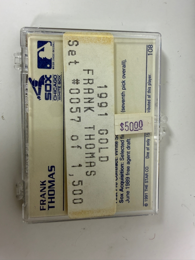Rare 1991 Star Limited Edition MLB Trading Cards Sets: Nolan Ryan Platinum Set, Frank Thomas Platinum, Silver and Gold Sets Retails $210 [Photo 9]