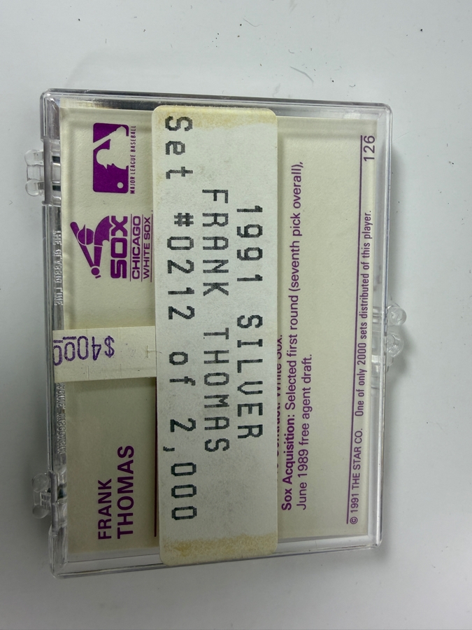 Rare 1991 Star Limited Edition MLB Trading Cards Sets: Nolan Ryan Platinum Set, Frank Thomas Platinum, Silver and Gold Sets Retails $210 [Photo 10]