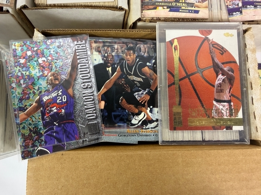 Collection of Vintage NBA Basketball Trading Cards Including NBA Rookie Cards - See Photos for Small Sampling [Photo 6]