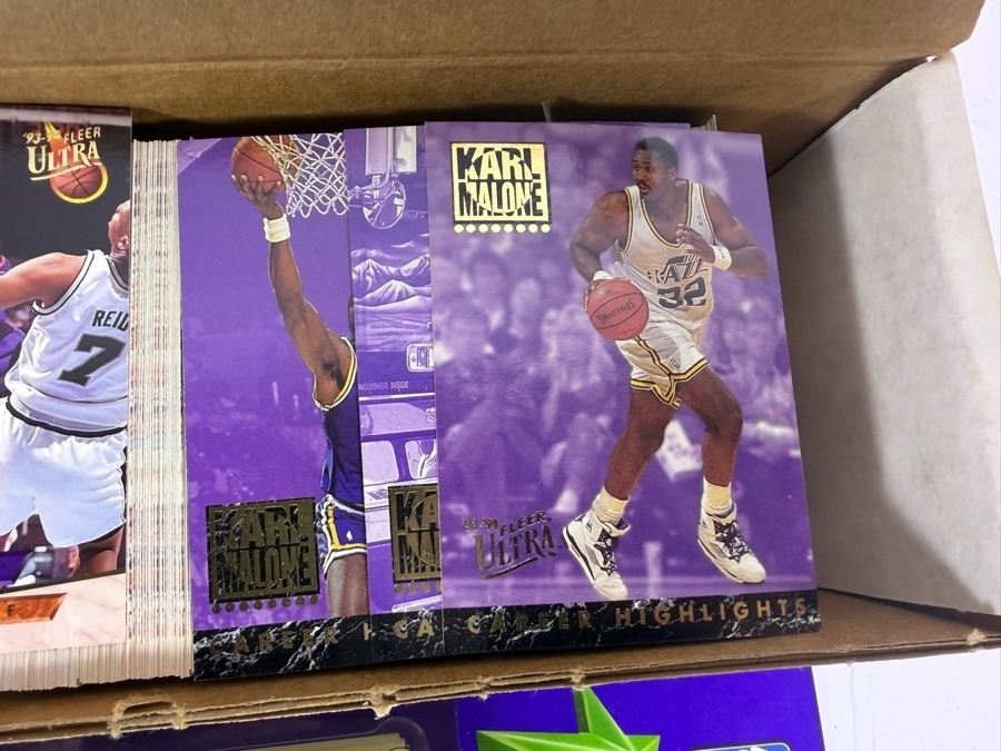 Collection of Vintage NBA Basketball Trading Cards Including NBA Rookie Cards - See Photos for Small Sampling [Photo 12]