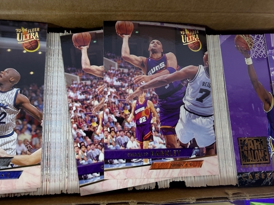 Collection of Vintage NBA Basketball Trading Cards Including NBA Rookie Cards - See Photos for Small Sampling [Photo 11]