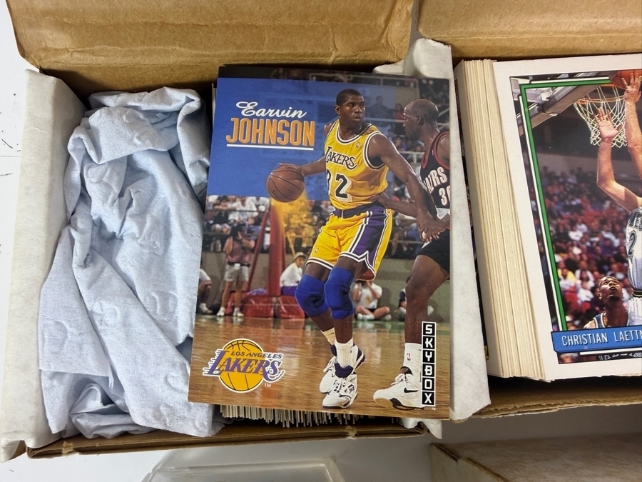 Collection of Vintage NBA Basketball Trading Cards Including NBA Rookie Cards - See Photos for Small Sampling [Photo 3]