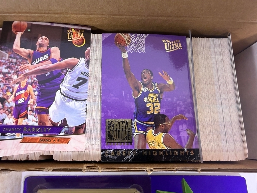 Collection of Vintage NBA Basketball Trading Cards Including NBA Rookie Cards - See Photos for Small Sampling [Photo 13]