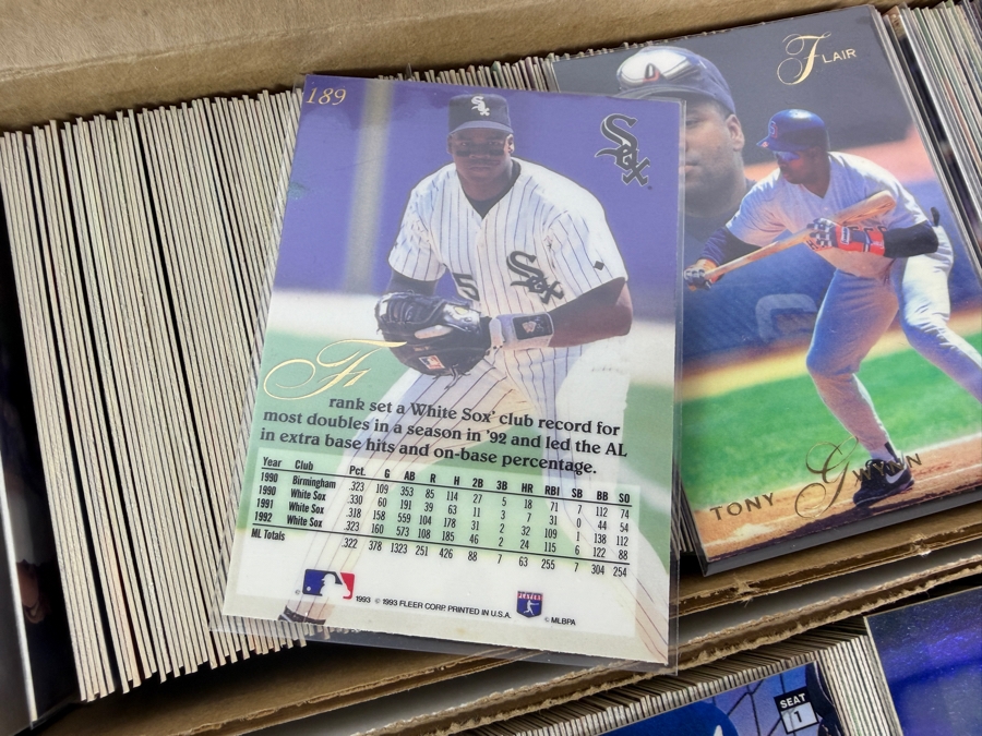 Collection of Vintage MBL Baseball Trading Cards Including MLB Rookie Cards - See Photos for Small Sampling [Photo 6]