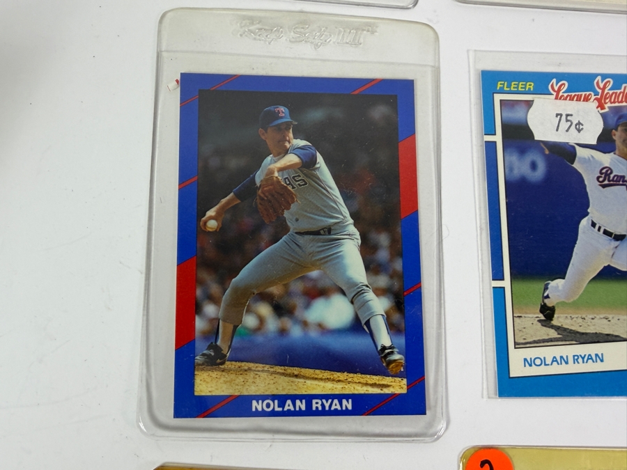 Collection of (28) Vintage MLB Nolan Ryan Baseball Trading Cards [Photo 12]