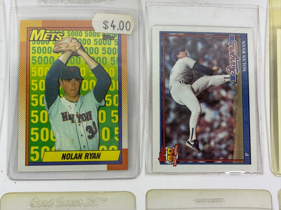 Collection of (28) Vintage MLB Nolan Ryan Baseball Trading Cards [Photo 4]