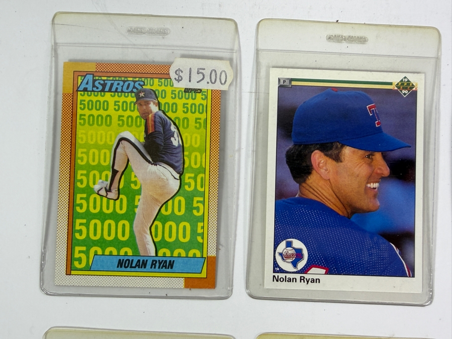 Collection of (28) Vintage MLB Nolan Ryan Baseball Trading Cards [Photo 2]