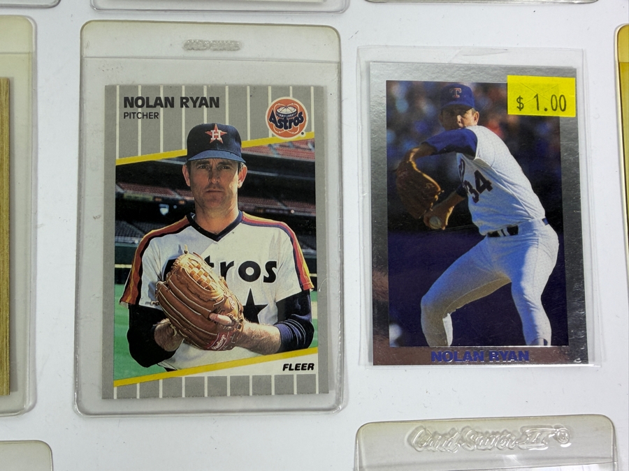 Collection of (28) Vintage MLB Nolan Ryan Baseball Trading Cards [Photo 10]