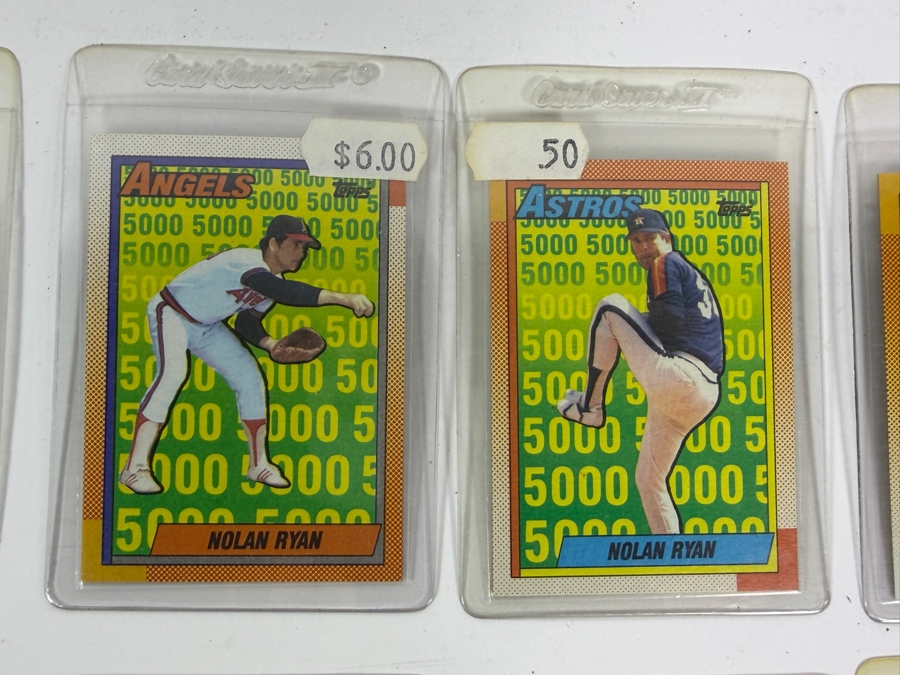 Collection of (28) Vintage MLB Nolan Ryan Baseball Trading Cards [Photo 3]