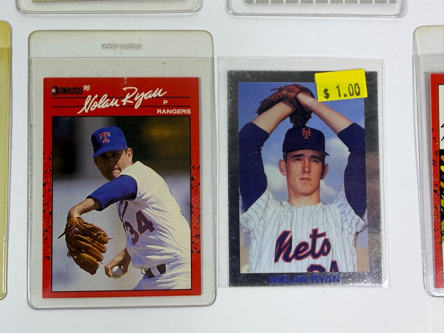 Collection of (28) Vintage MLB Nolan Ryan Baseball Trading Cards [Photo 14]