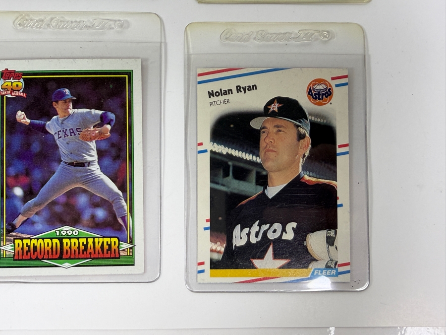 Collection of (28) Vintage MLB Nolan Ryan Baseball Trading Cards [Photo 14]
