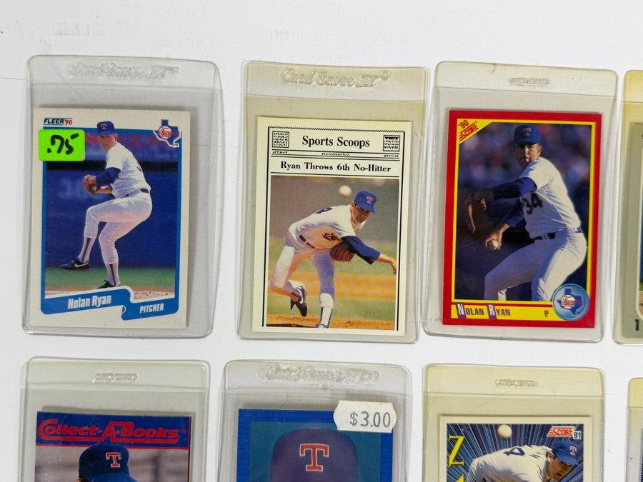 Collection of (28) Vintage MLB Nolan Ryan Baseball Trading Cards [Photo 2]