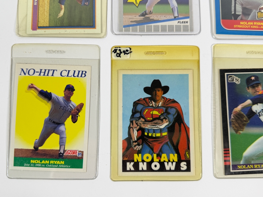 Collection of (28) Vintage MLB Nolan Ryan Baseball Trading Cards [Photo 11]